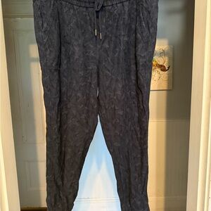 Athleta Woman’s Floral Navy Joggers